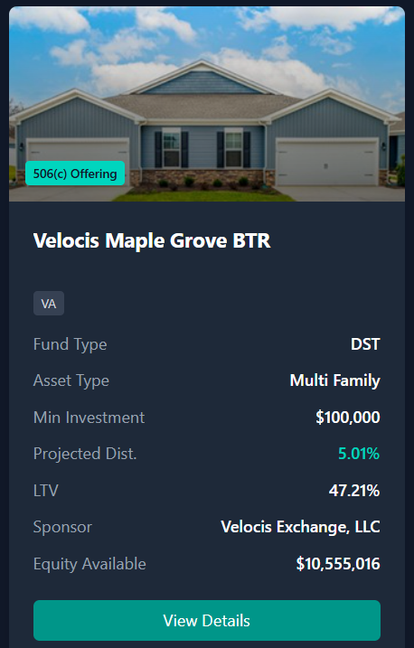 66 residential units in 33 duet buildings at Maple Grove Way, Ruther Glen Virginia