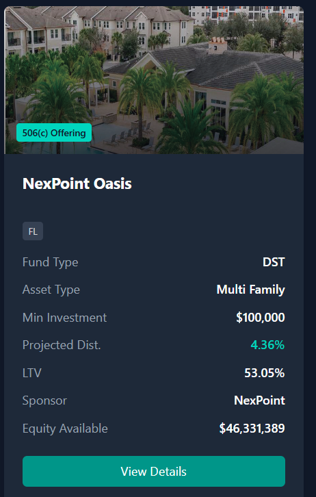The Property is a multifamily garden-style apartment development located at 4350 Osceola Trail Road, Kissimmee, Florida 34746.